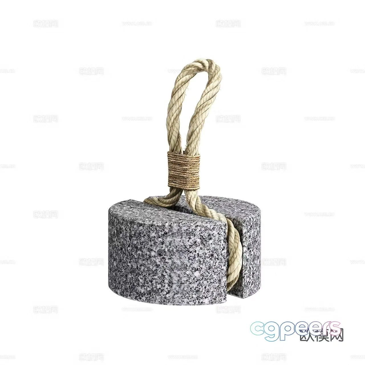 Aji Project Marble Ornament Decoration Ornament Minimalist Ornament 3D Model