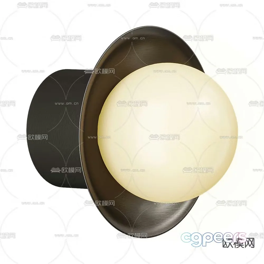 CVL modern wall light simple wall light 3d model