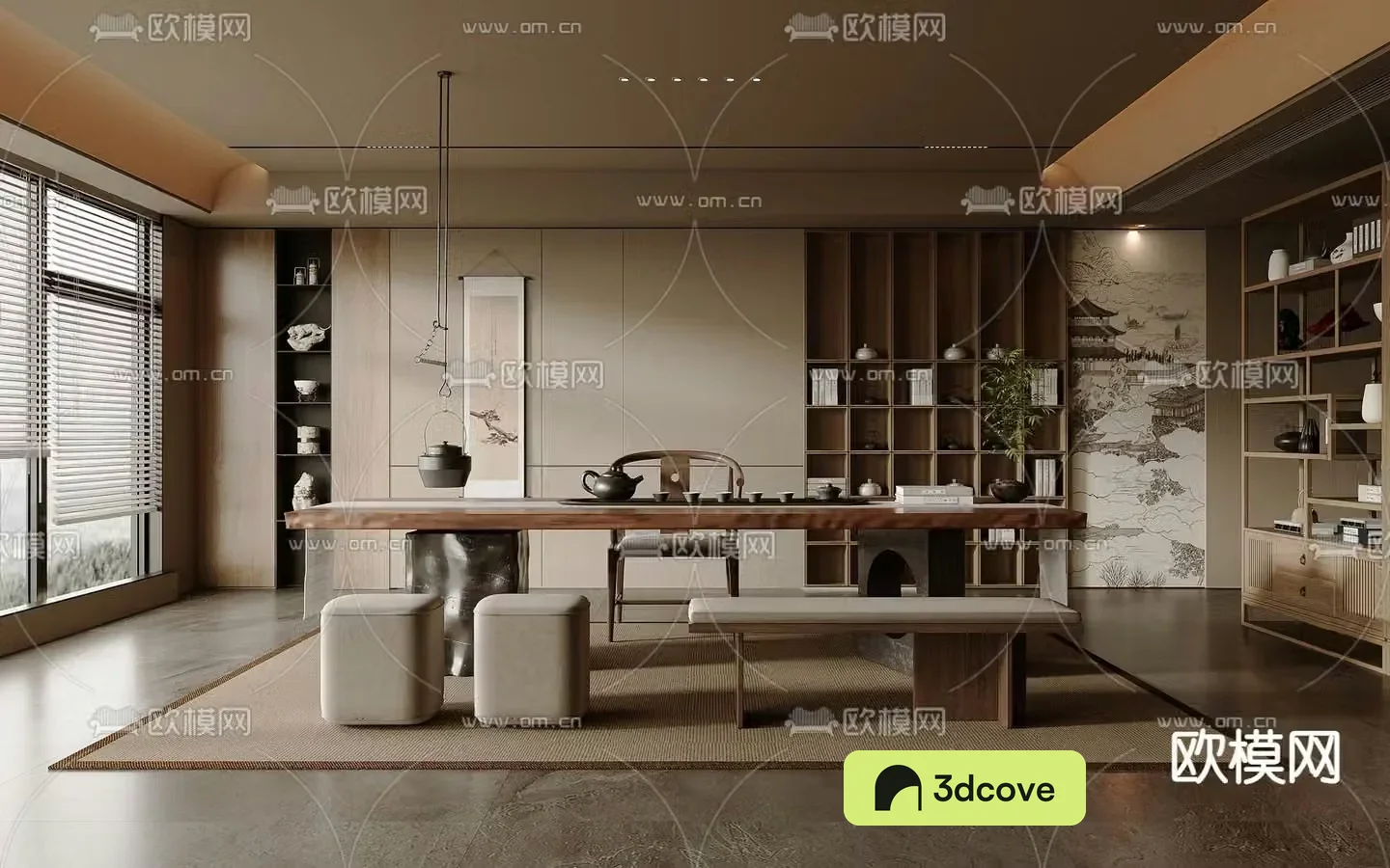 New Chinese tea room