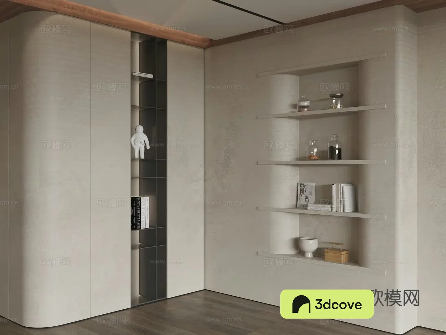 Decorative cabinet entrance cabinet accessories books storage tank