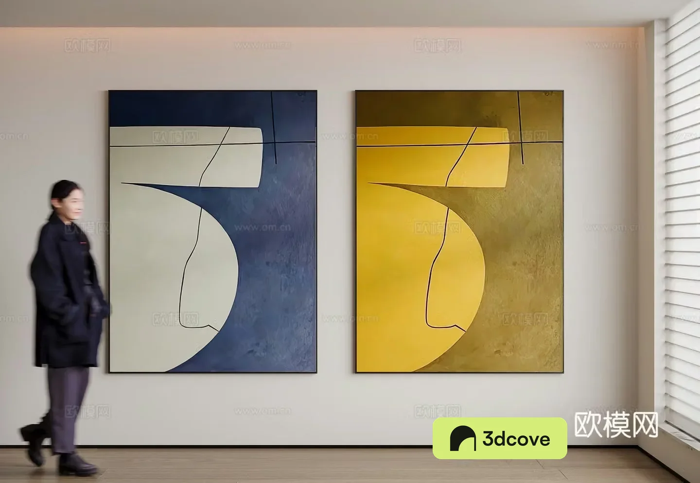 Modern minimalist decorative painting