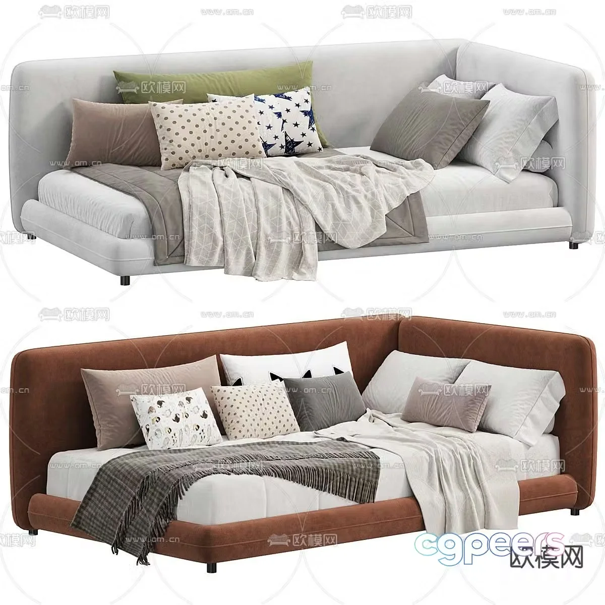 KDP Kids children’s bed sofa bed B3d model