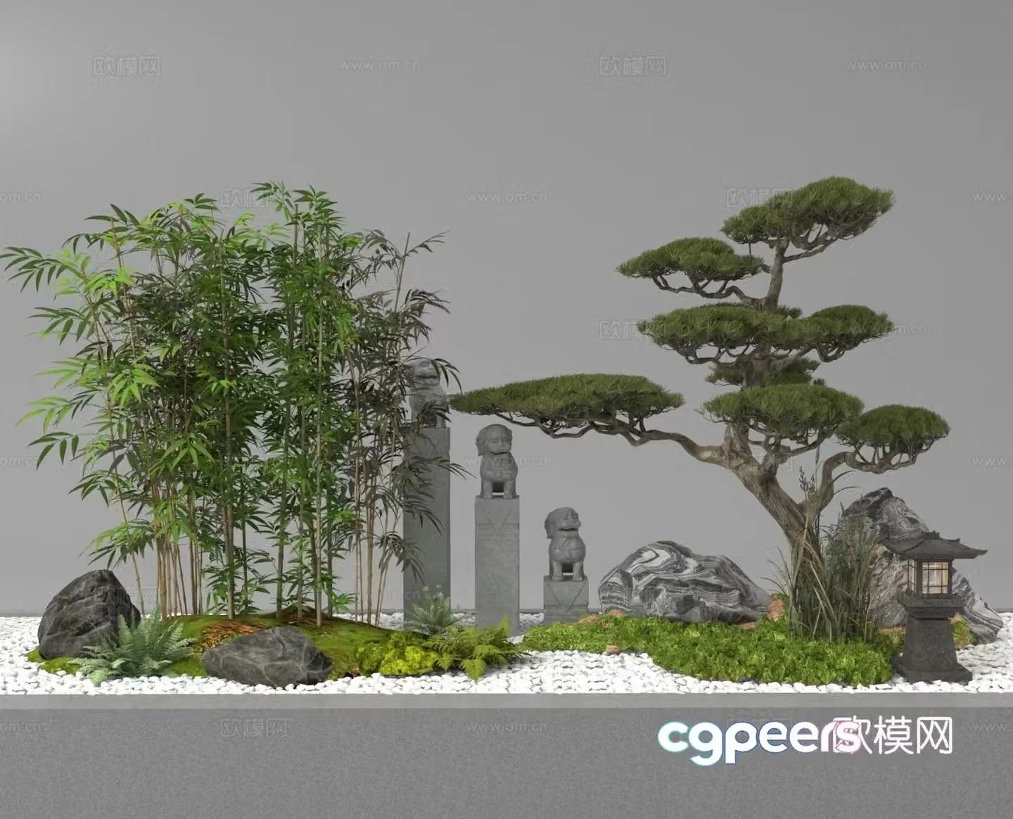 Plant Landscape Landscape Sketch Garden Landscape 3D Model