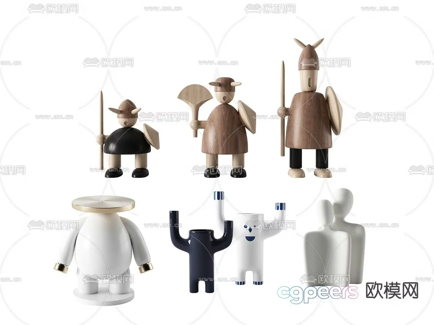 Modern children’s toys 3d model