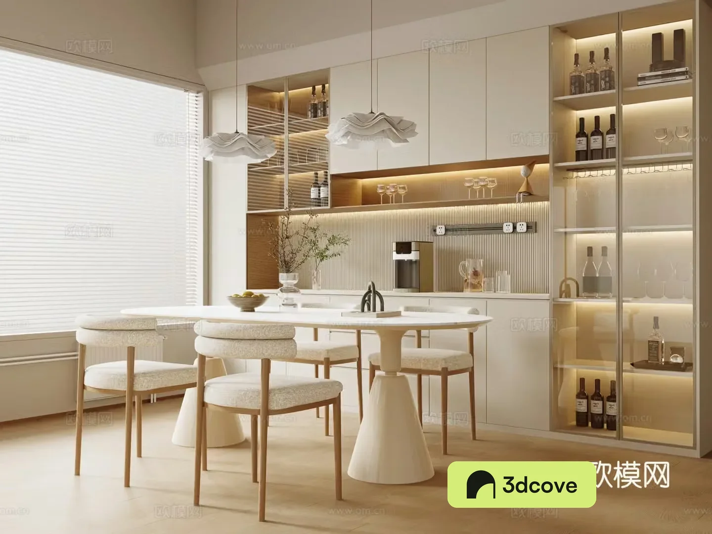Modern Cream Home Restaurant Open Restaurant