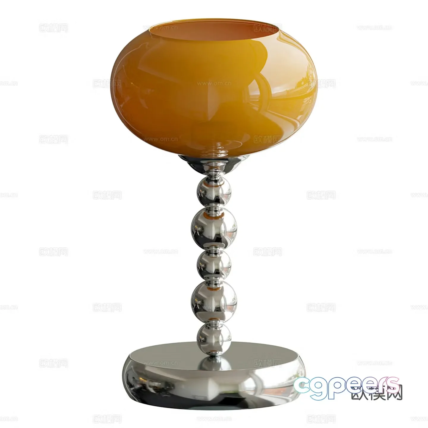 Modern light luxury desk lamp 3D model