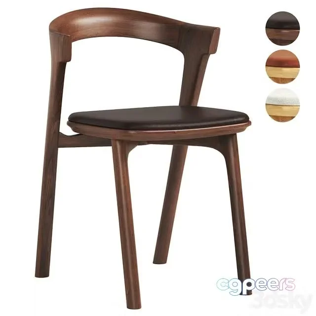 3ds Max Free – Bok Leather and Fabric Dining Chairs