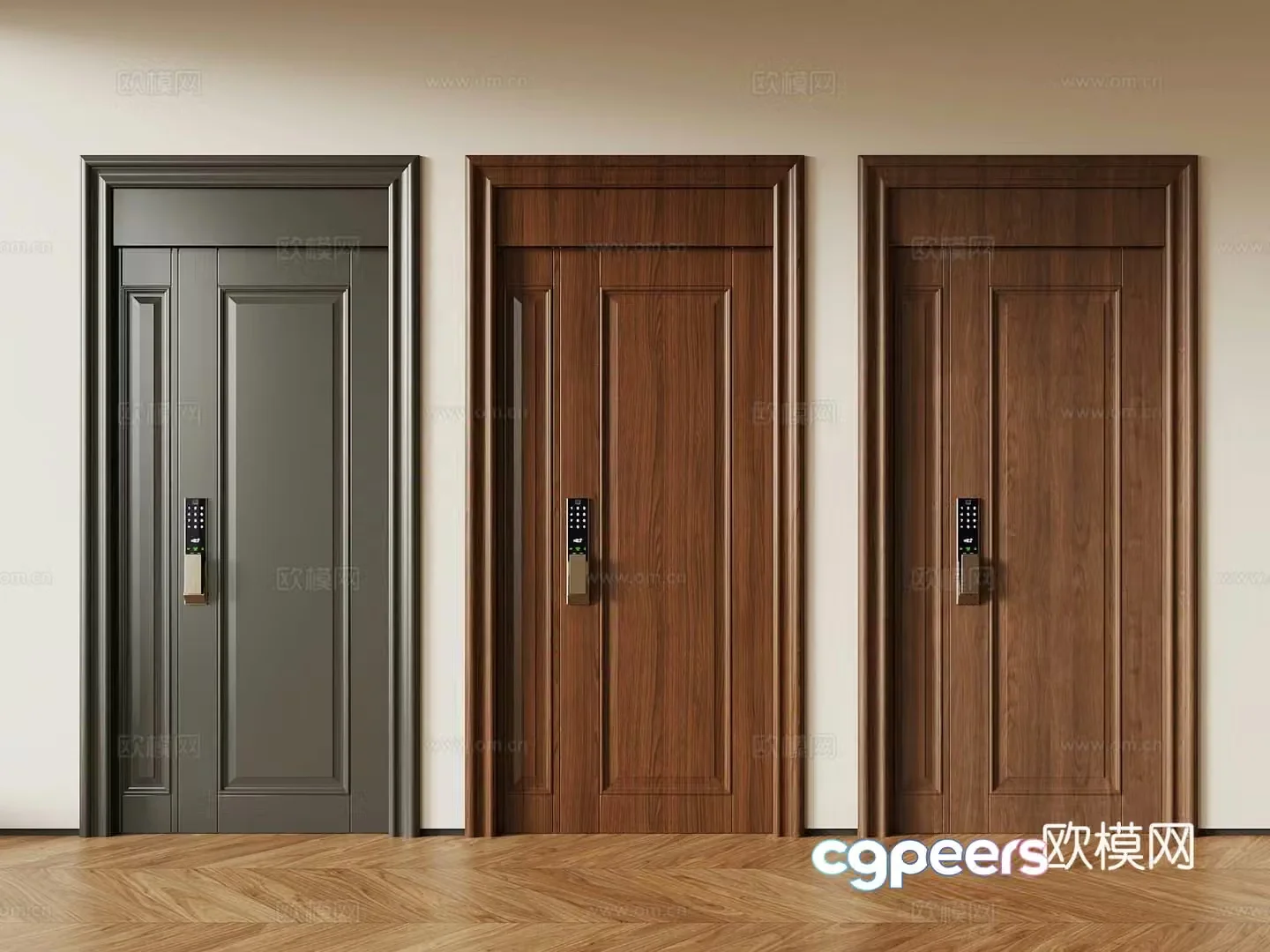Other doors Modern medieval style entrance door Security door 3D model