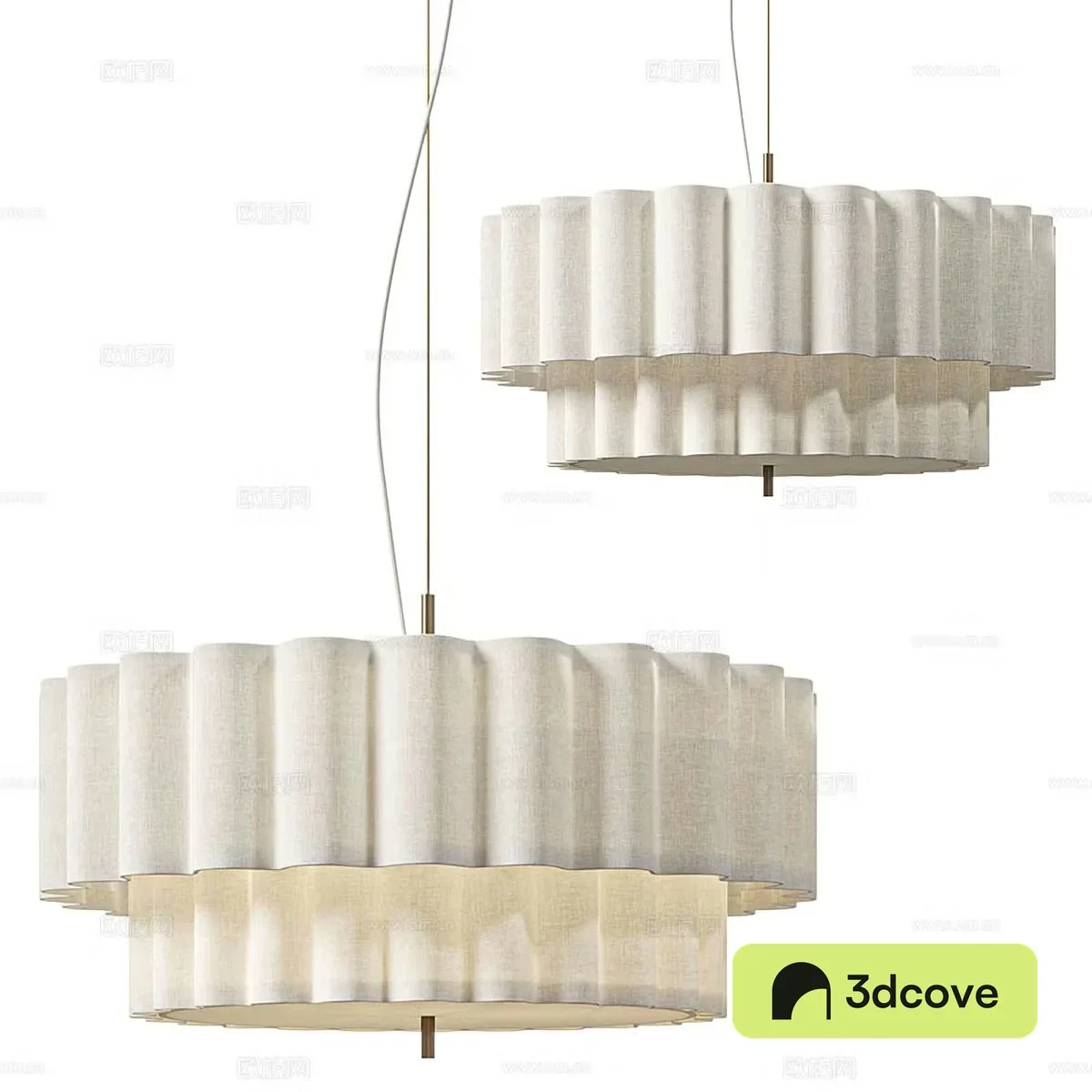 New Chinese Folia fabric chandelier