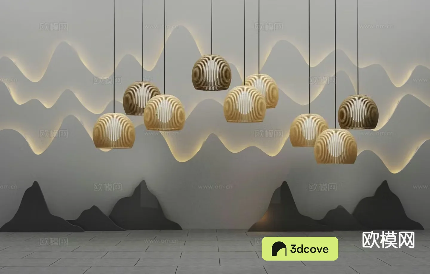New Chinese style chandelier restaurant chandelier