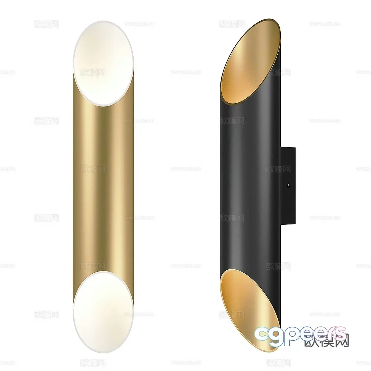 Modern wall light 3d model