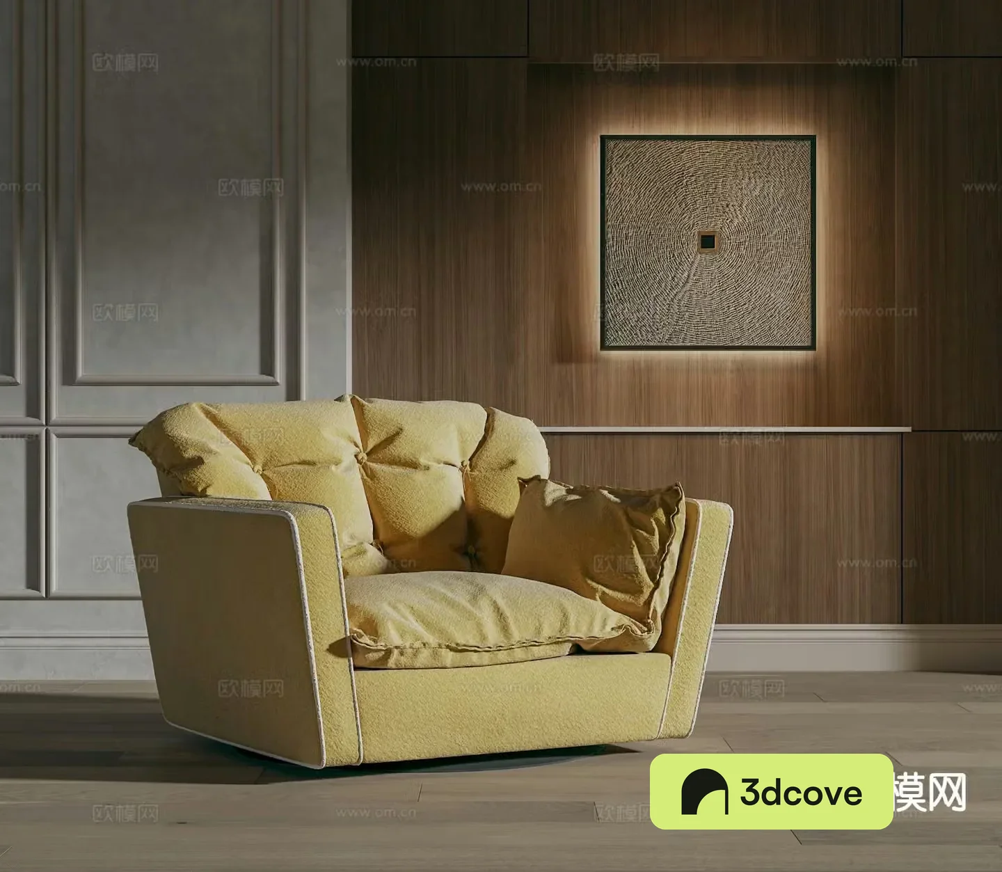 Baxter Sorrento Soren drag single chair single sofa chair