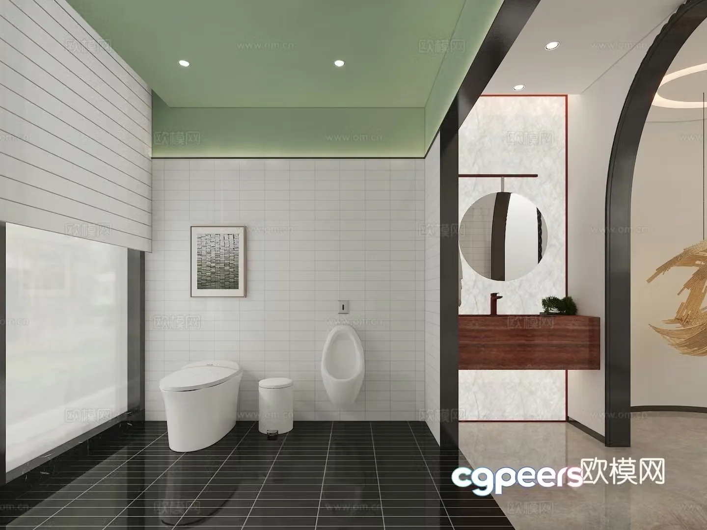 Modern bathroom 3d model