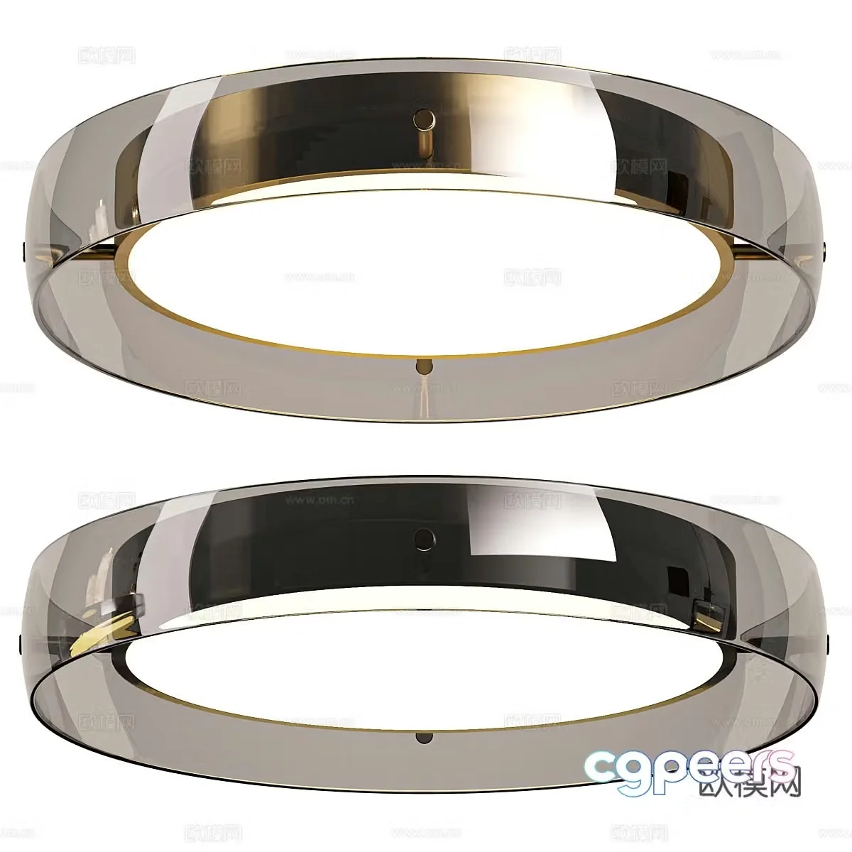 Modern minimalist ceiling light 3d model