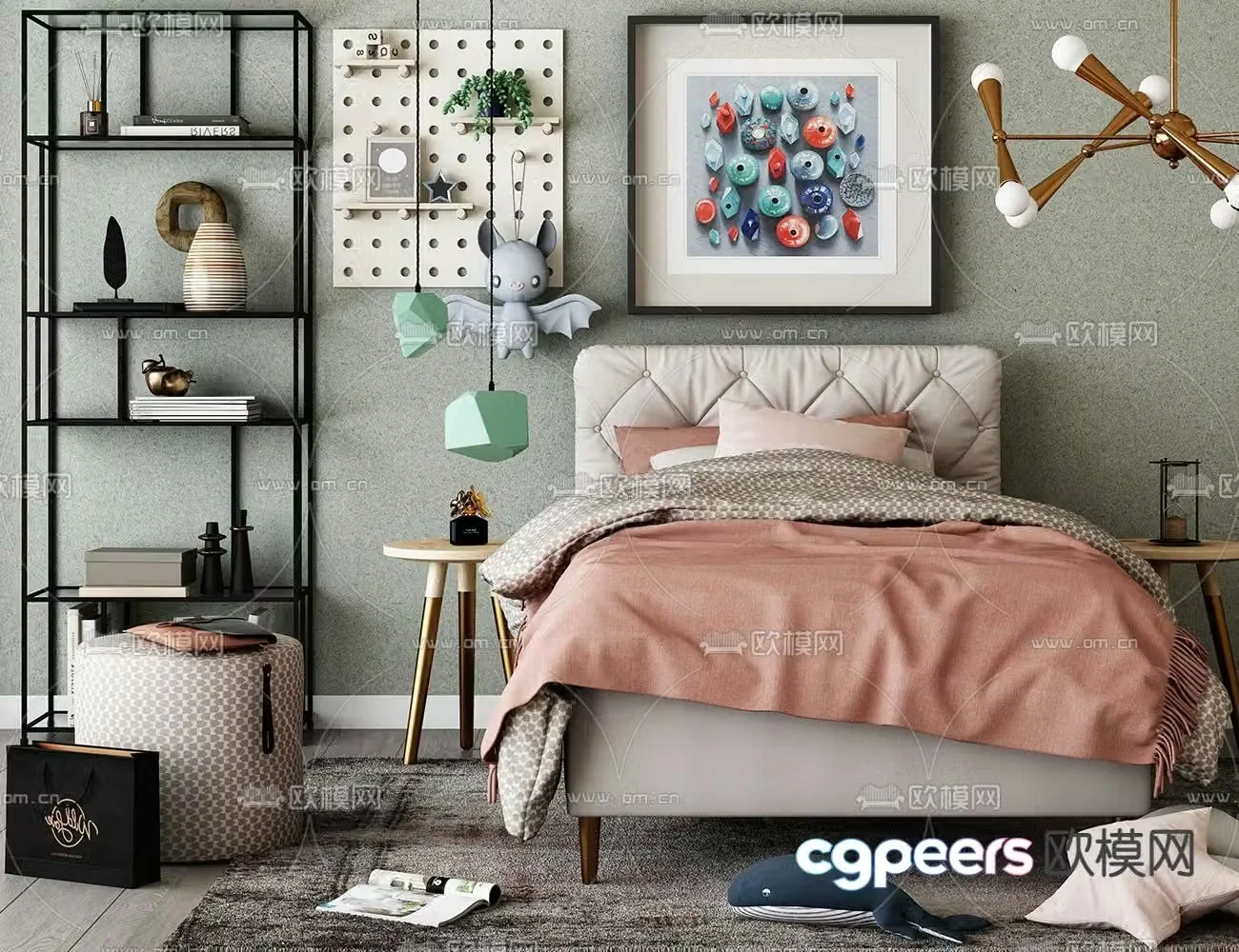 Children’s bed 3d model