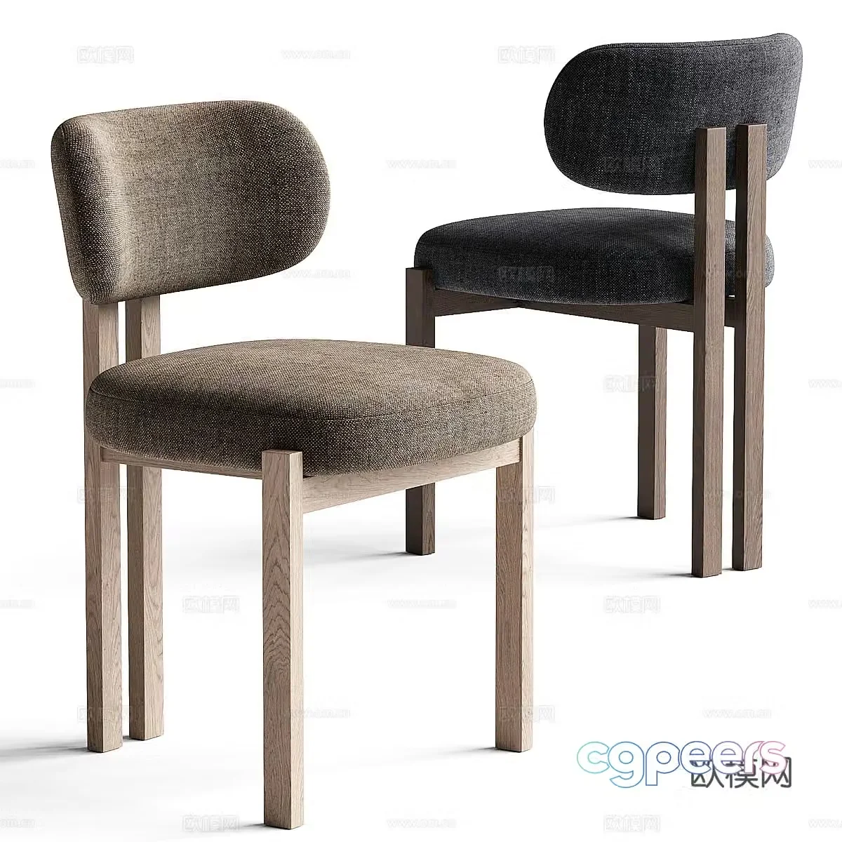 New Chinese BAY chair 3d model