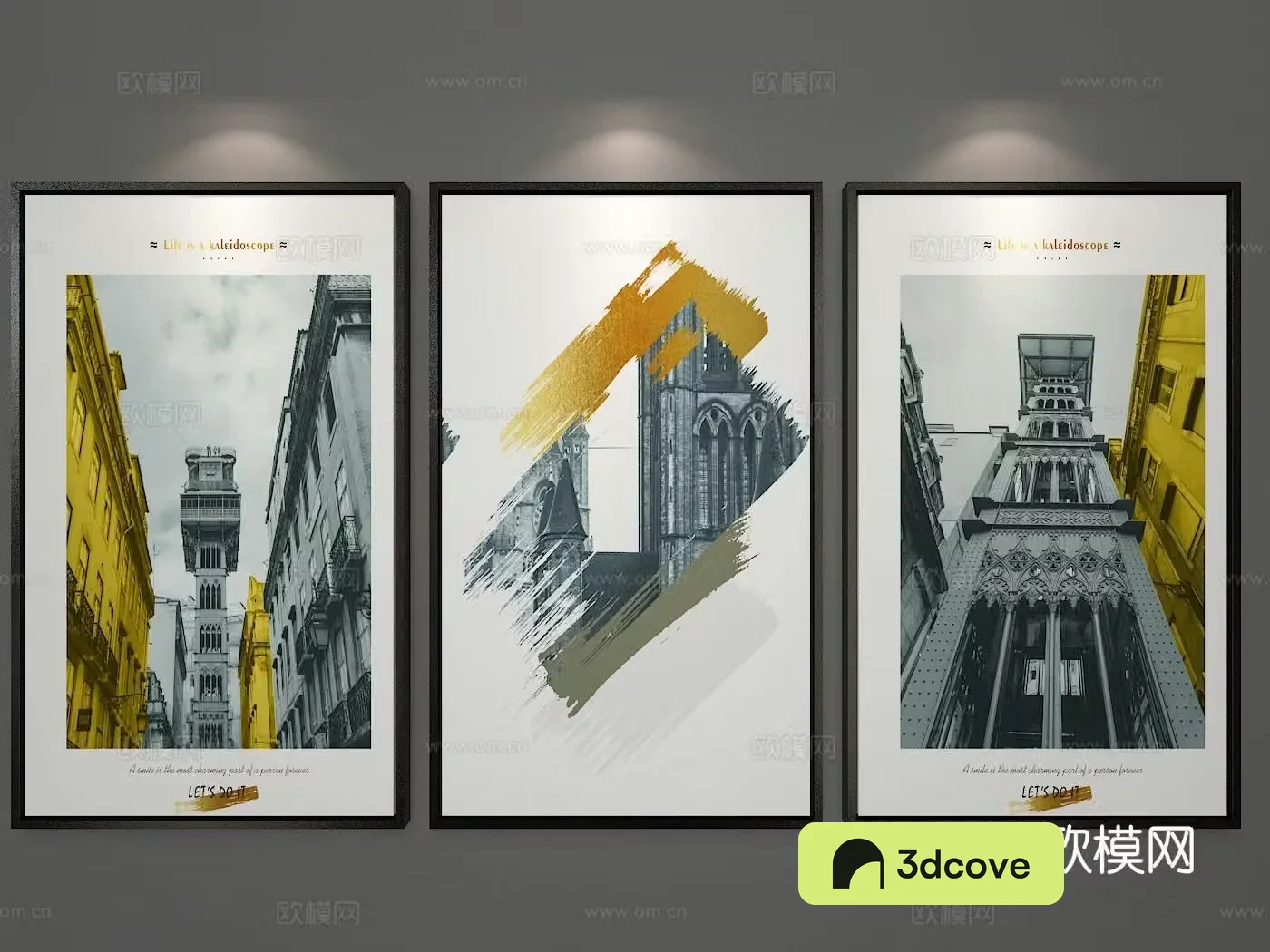 Nordic painting combination painting architectural painting