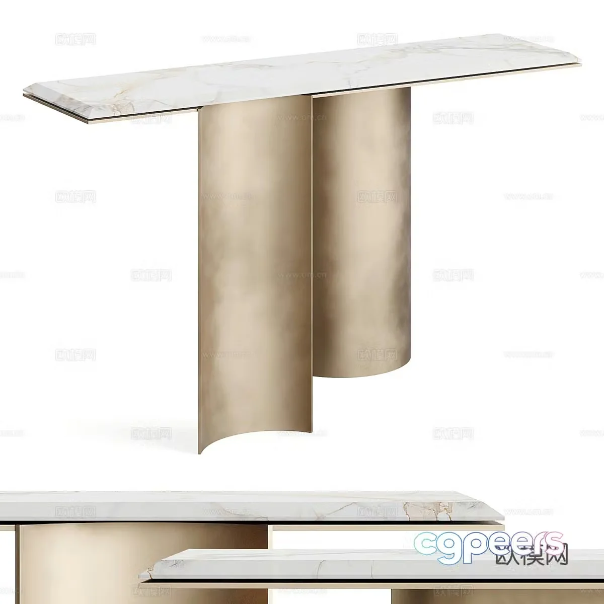Modern Italian light luxury Audax end viewing platform 3D model