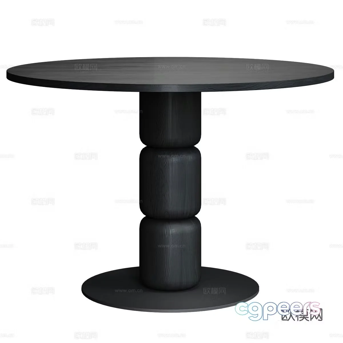 New Chinese style Wasabi Beads dining table 3D model