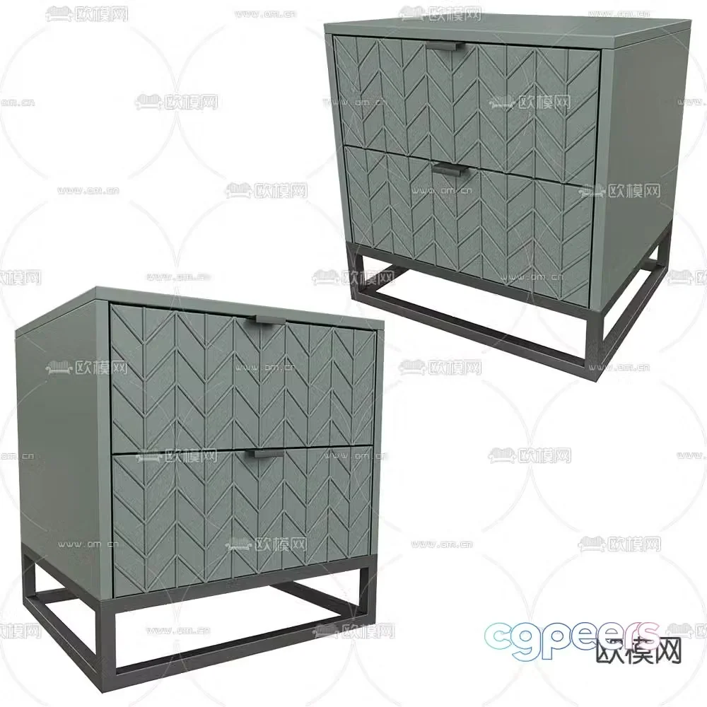 Mister bedside table 3d model