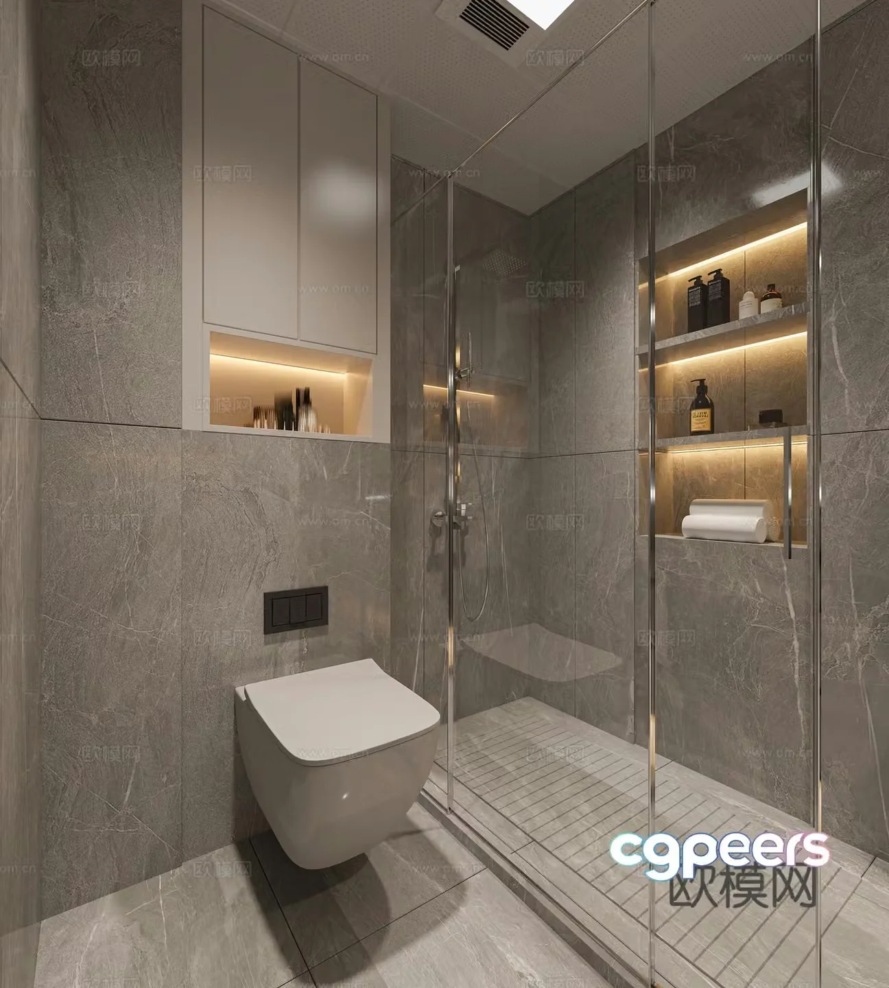 Modern bathroom 3d model