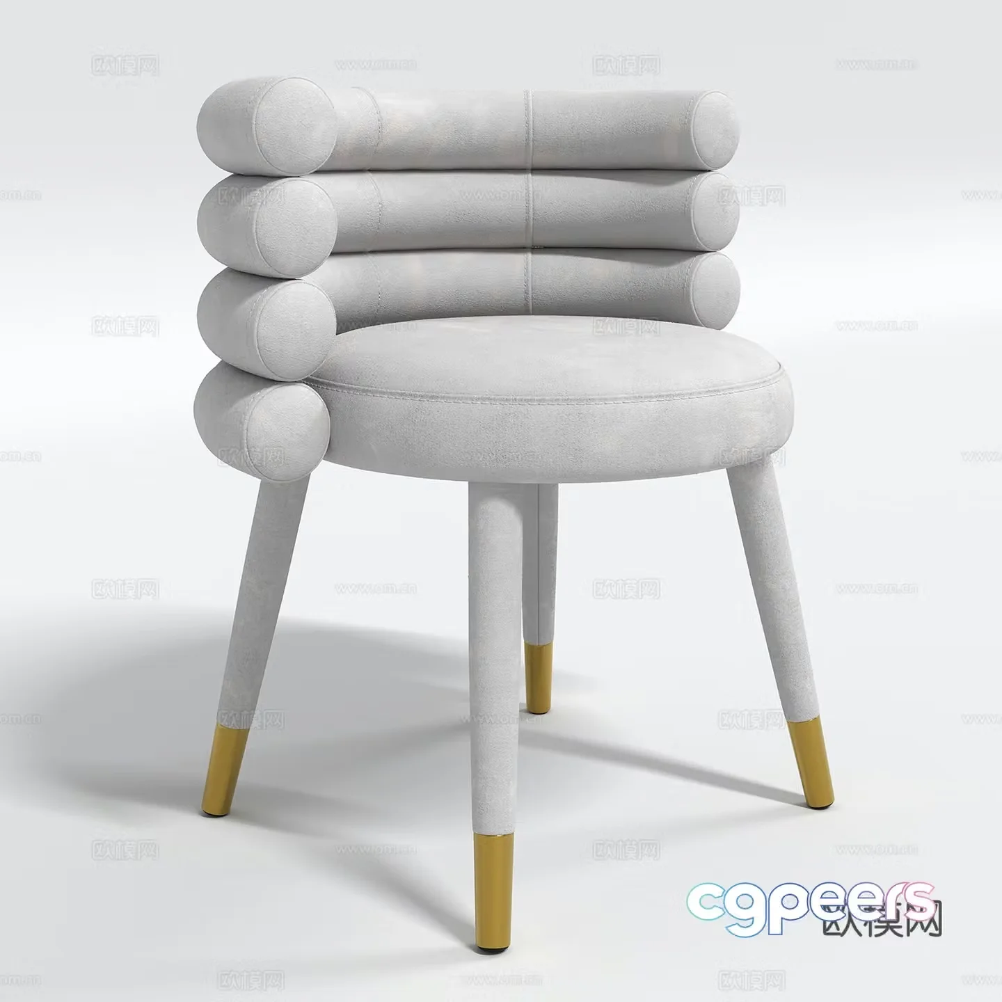 Modern dining chair 3d model