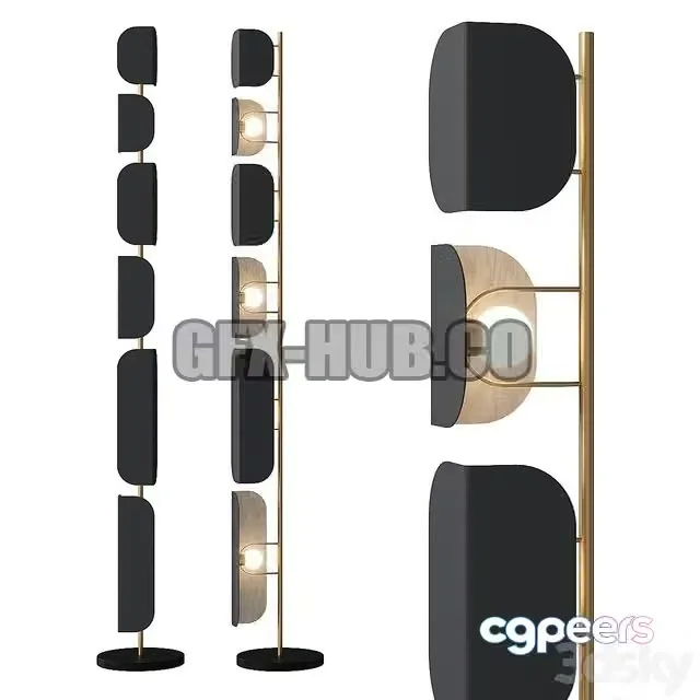 3ds Max Free – ARPEGGIO floor lamp