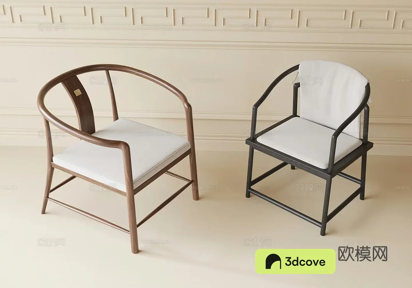 New Chinese style leisure chair single chair tea chair book chair