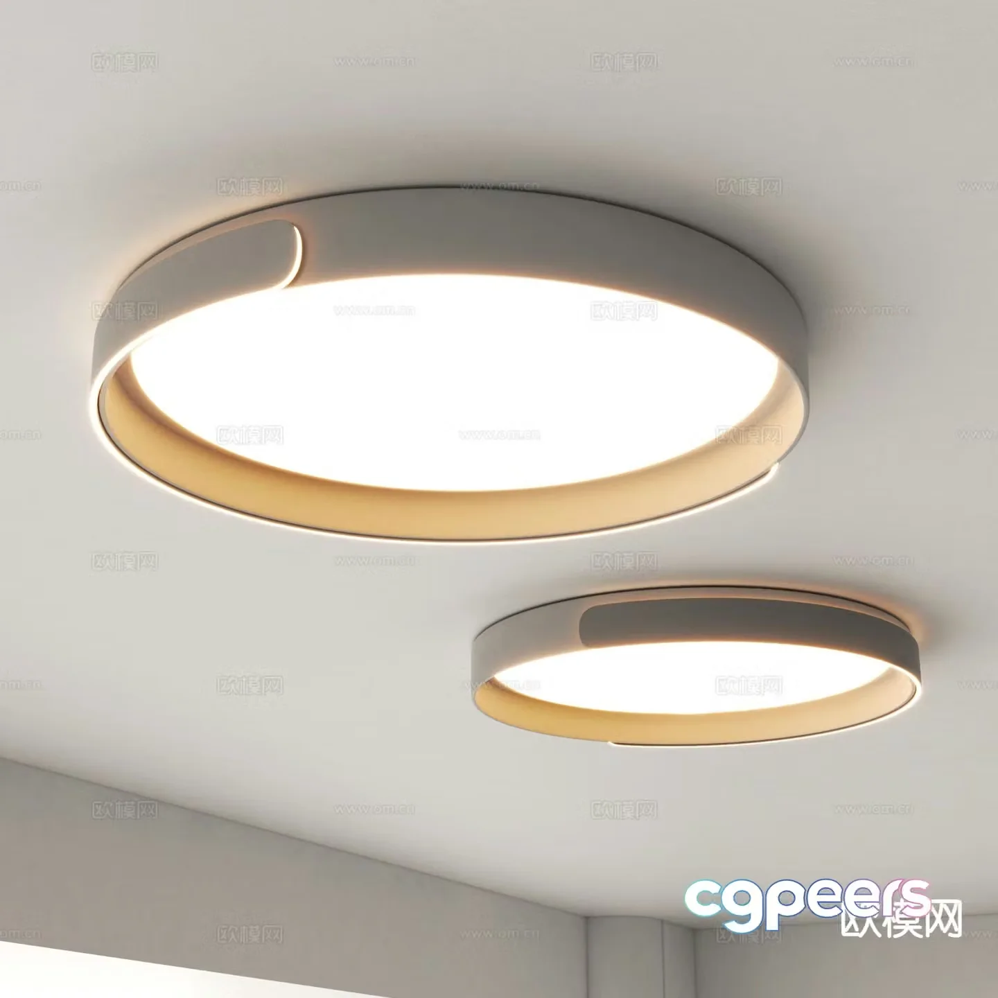 Modern ceiling lamp 3d model