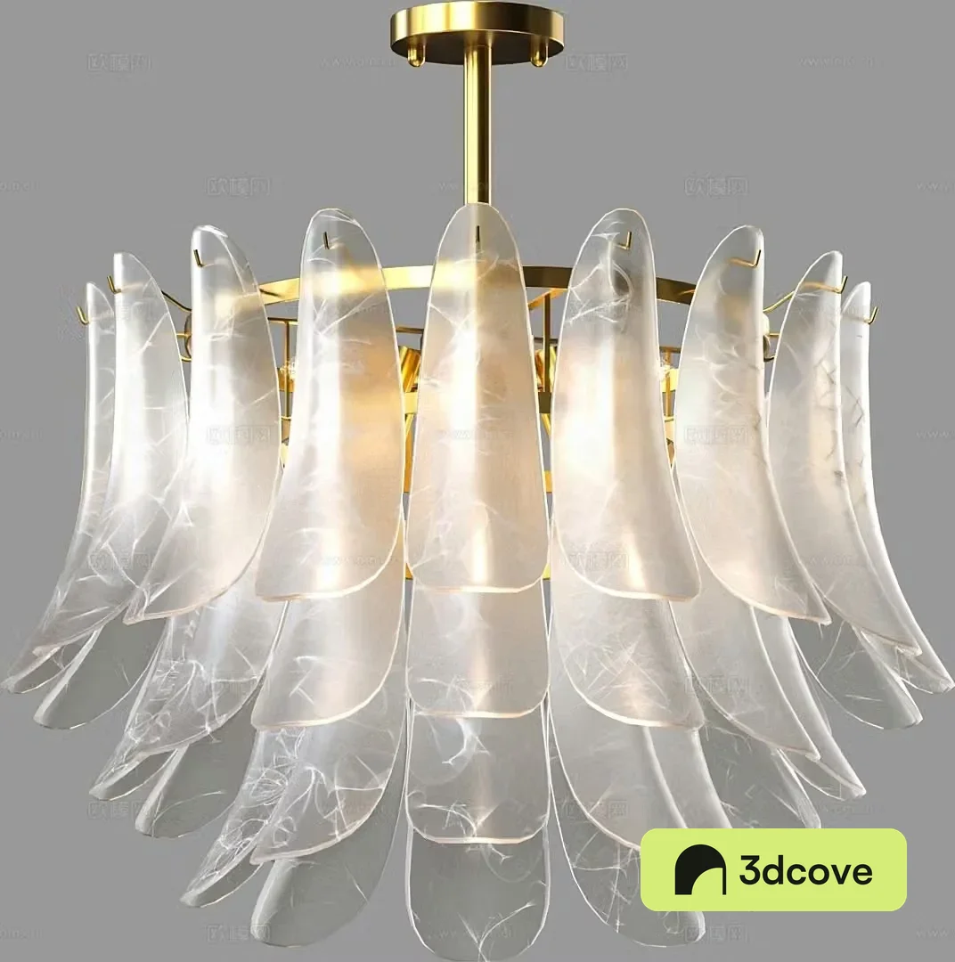 Light luxury chandelier restaurant chandelier