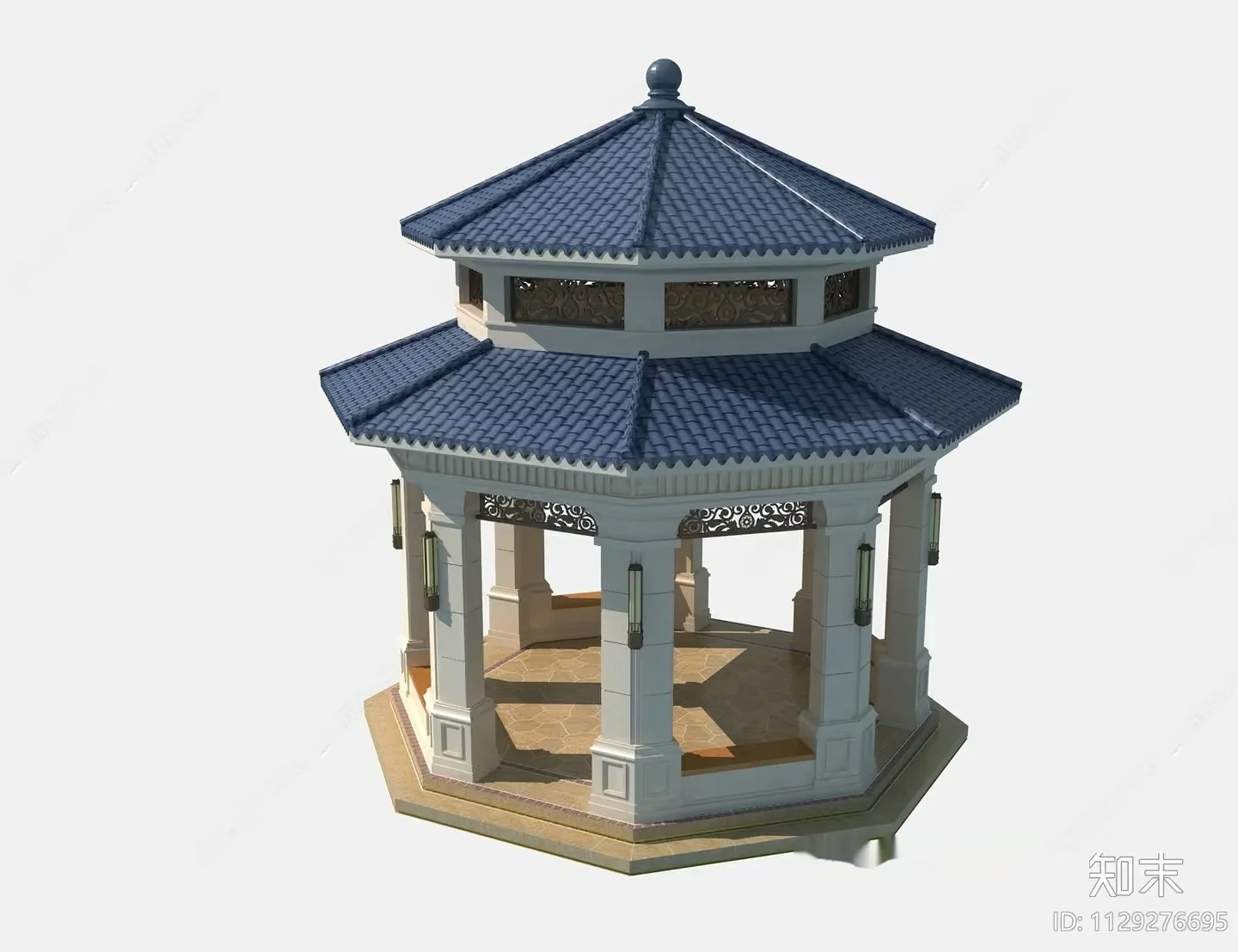 A Gazebo 3D Model – 4939 – VRAY Render