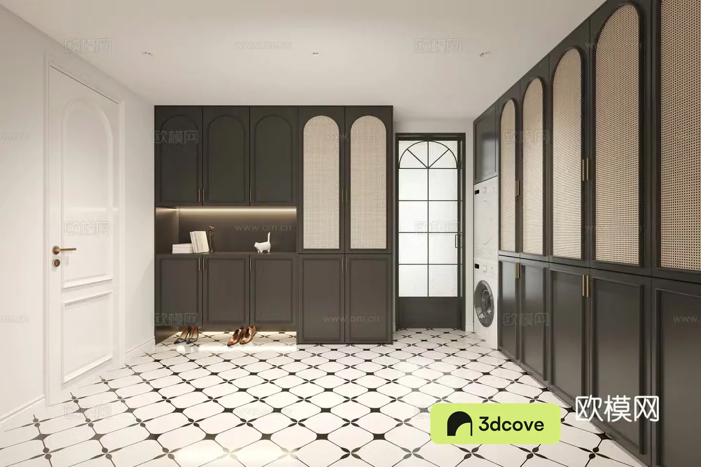 French entrance aisle