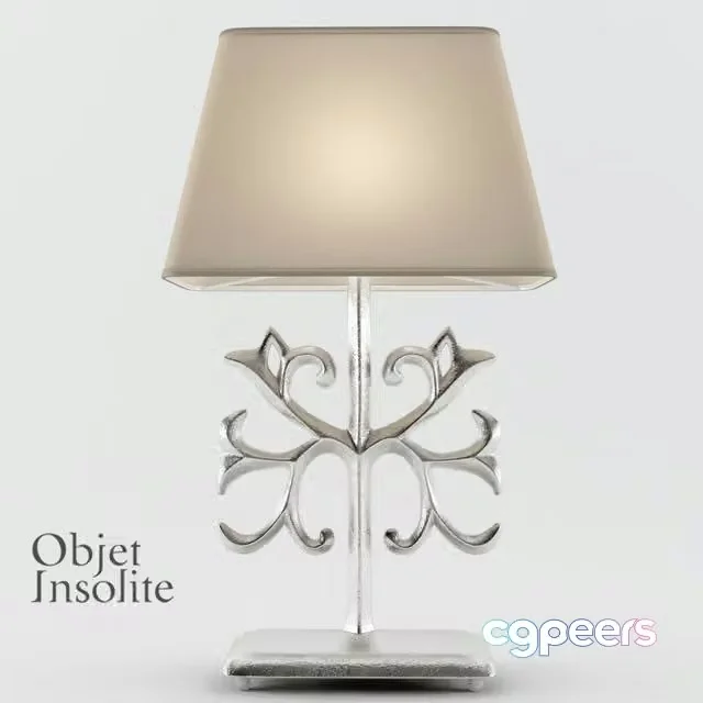 3ds Max Free – Table lamp Polka