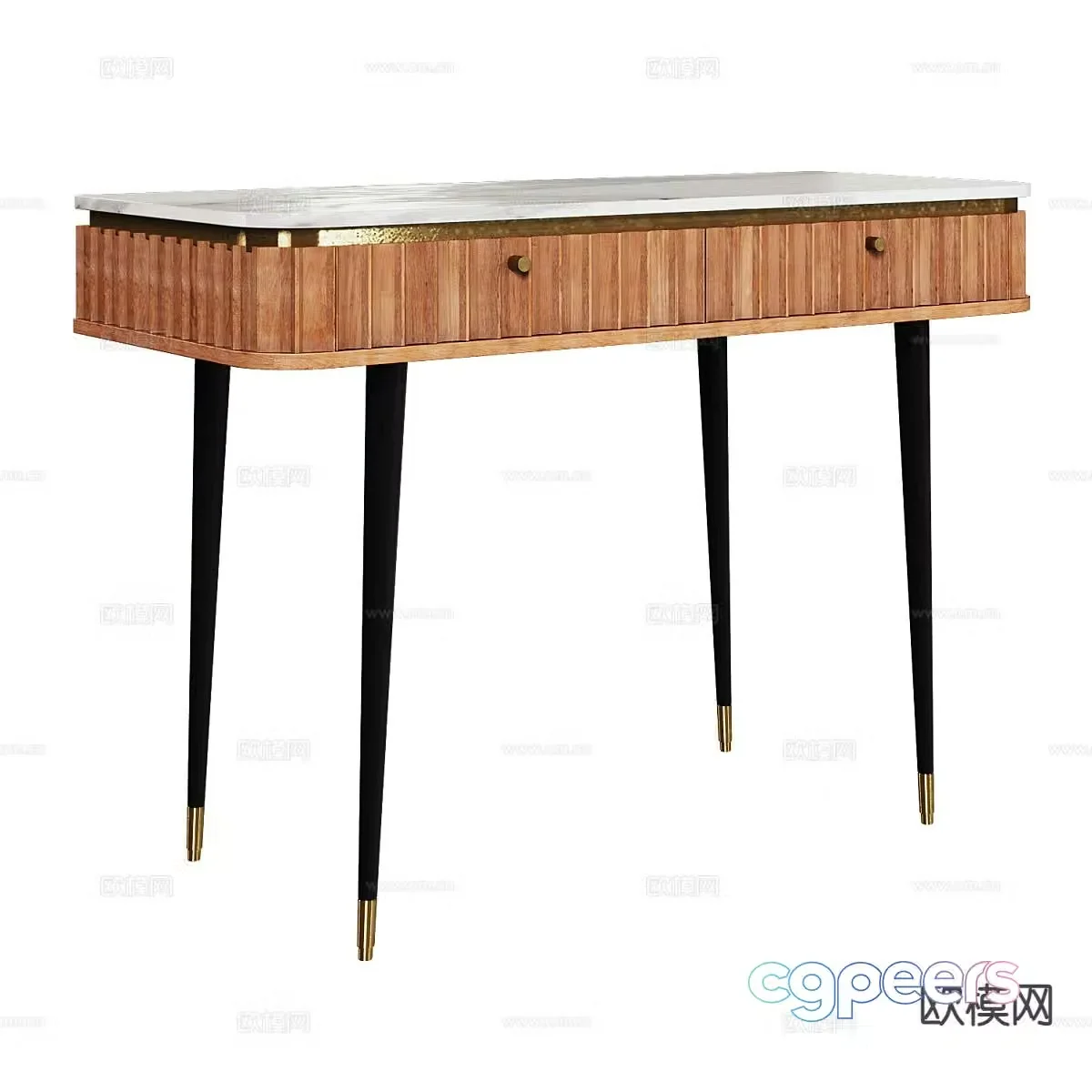 Nordic desk desk 3d model