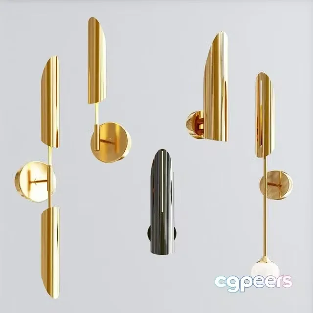 3ds Max Free – GERD wall light collection