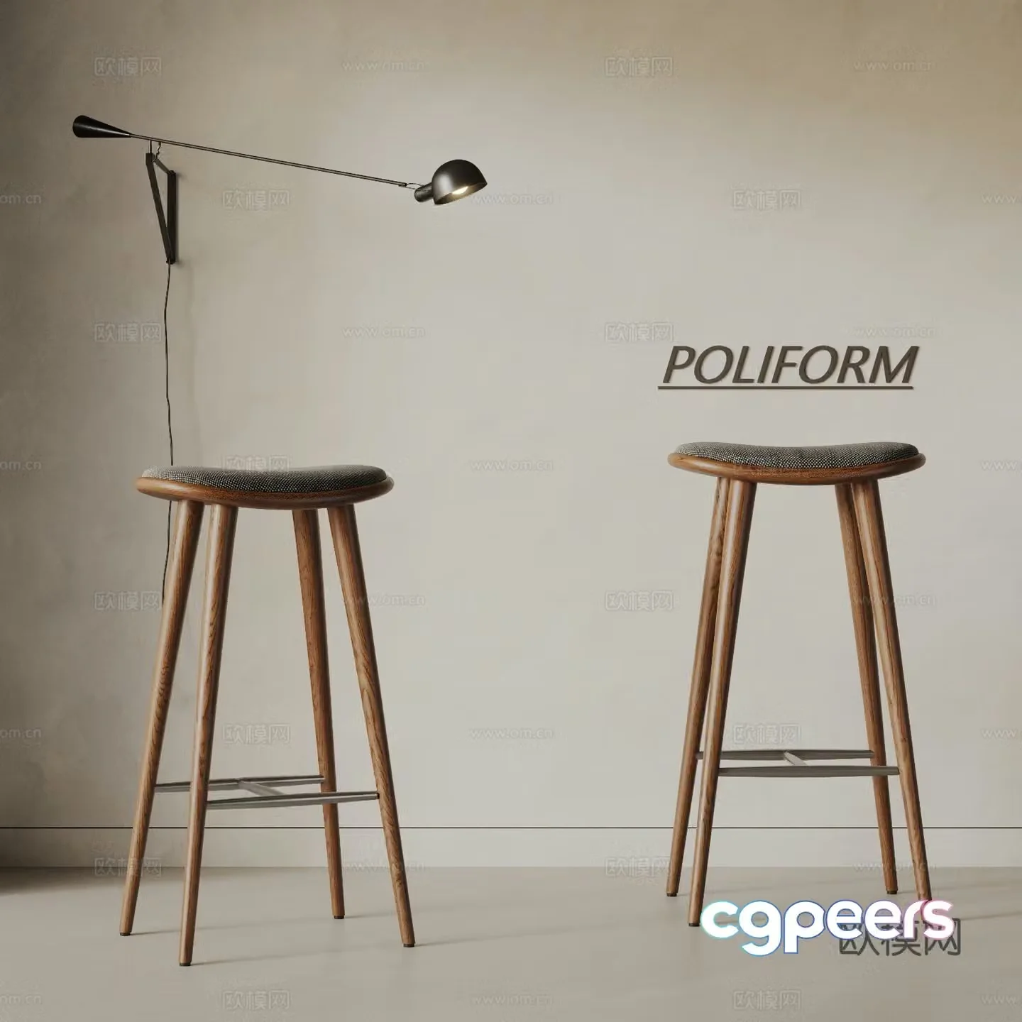 Wasabi wind chair combination 3D model