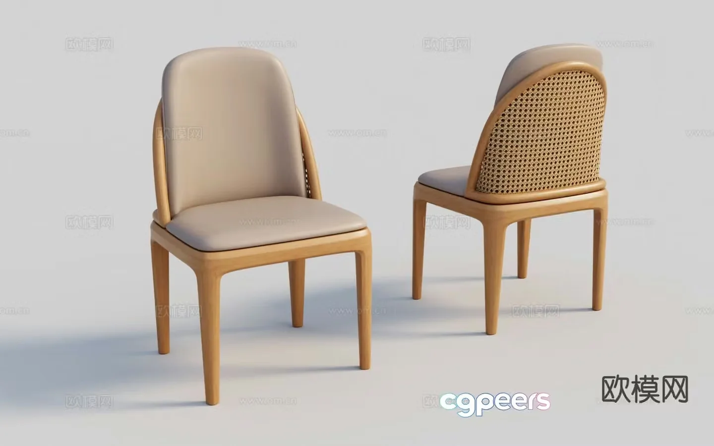 Chair Single Chair Dining Chair Leisure Chair 3d model