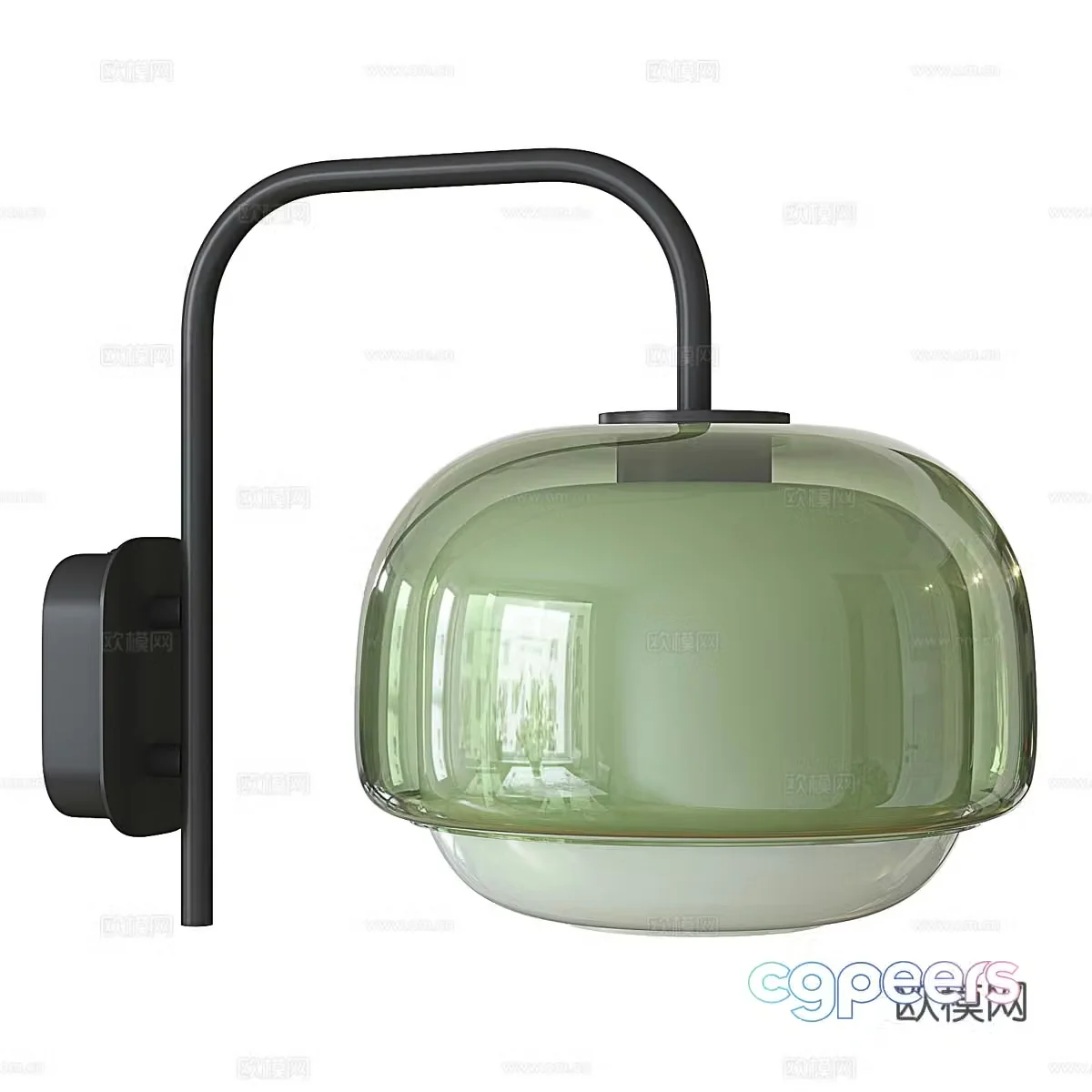 New Chinese Kinoko La Redoute wall light 3D model