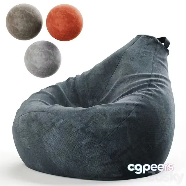 3ds Max Free – Armchair – bag Loft