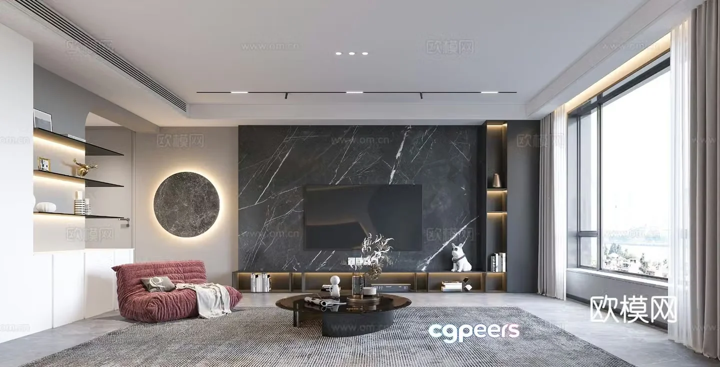 3D model of high-end Huike restaurant