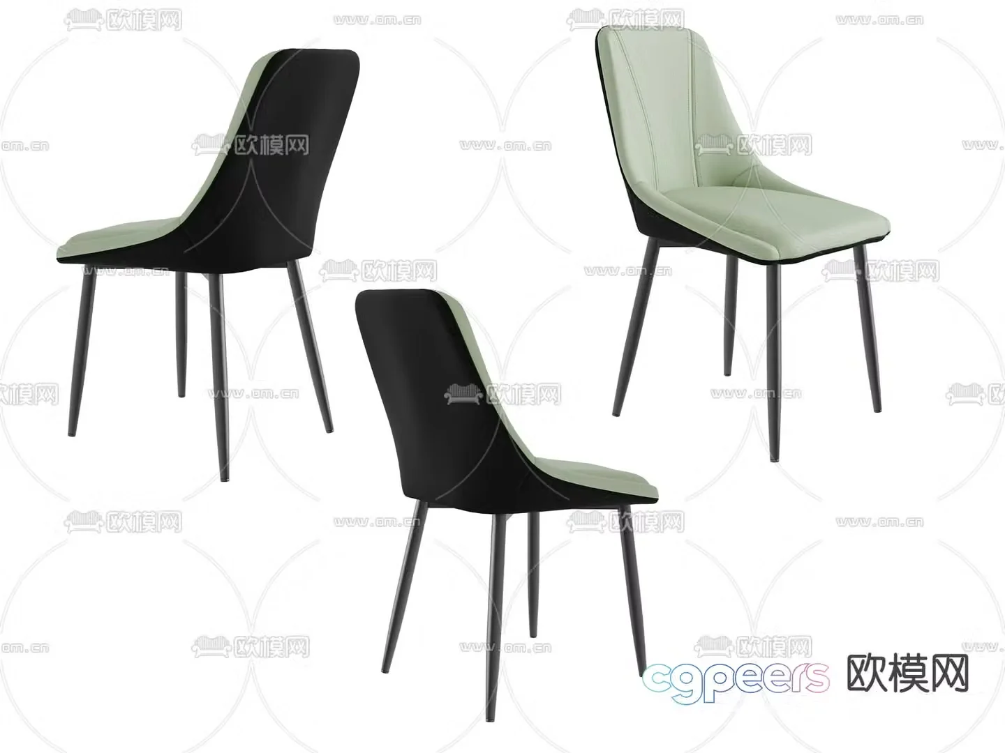 chair dining chair 3d model