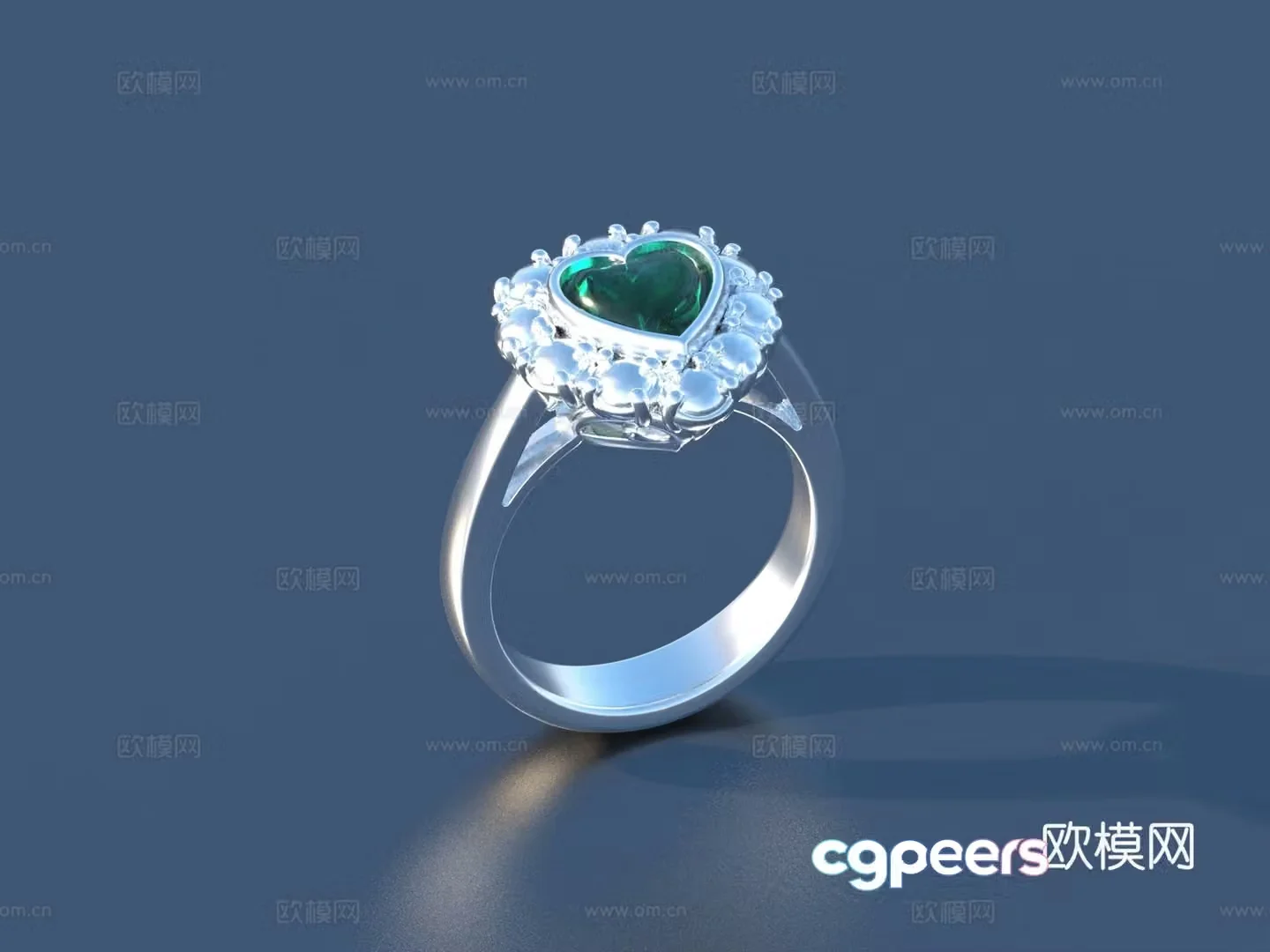 Ring Diamond Ring Gem Ring Gold Ring Silver Ring Jewelry 3D Model