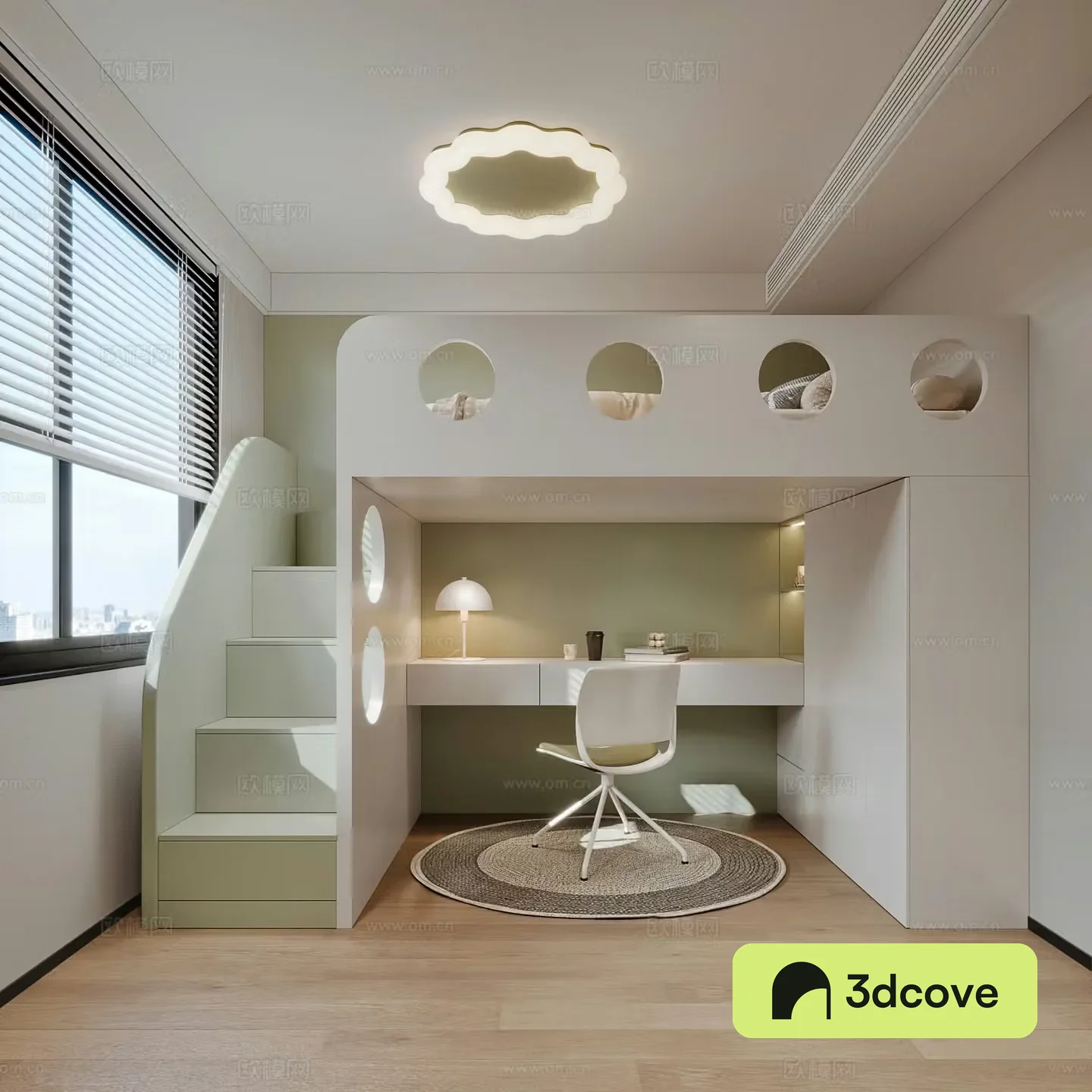 Modern children’s room bedroom