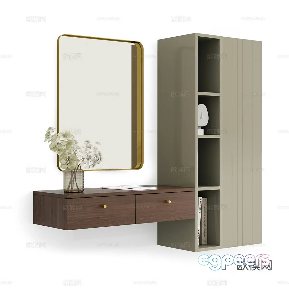 Modern simple decorative cabinet Decorative cabinet Simple cabinet Low cabinet Decorative cabinet 3d model