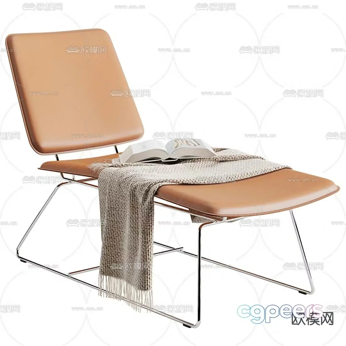 FLEXFORM leather recliner 3d model