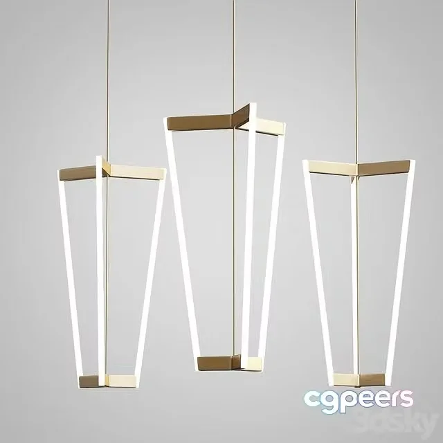 3ds Max Free – Tube Chandelier By Michael Anastassiades