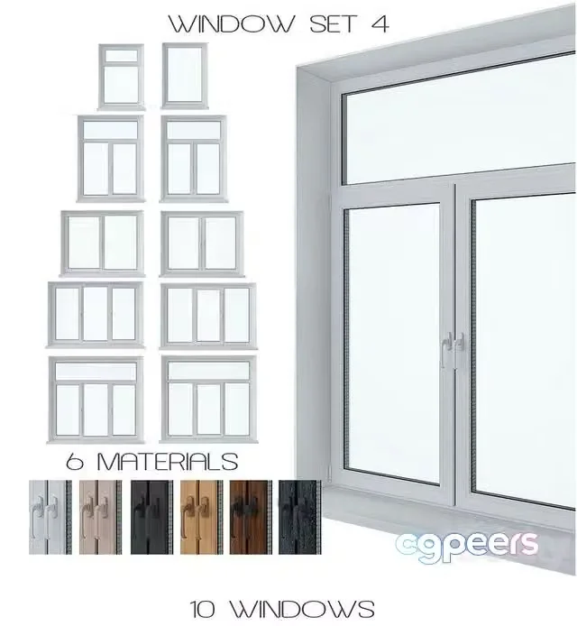 3ds Max Free – Window Set 4