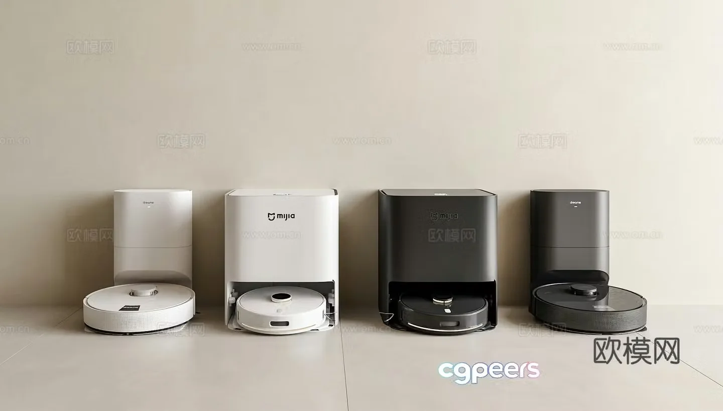 Sweeping robot sweeping machine mopping machine sweeping and scrubbing machine intelligent sweeping robot mopping 3D model
