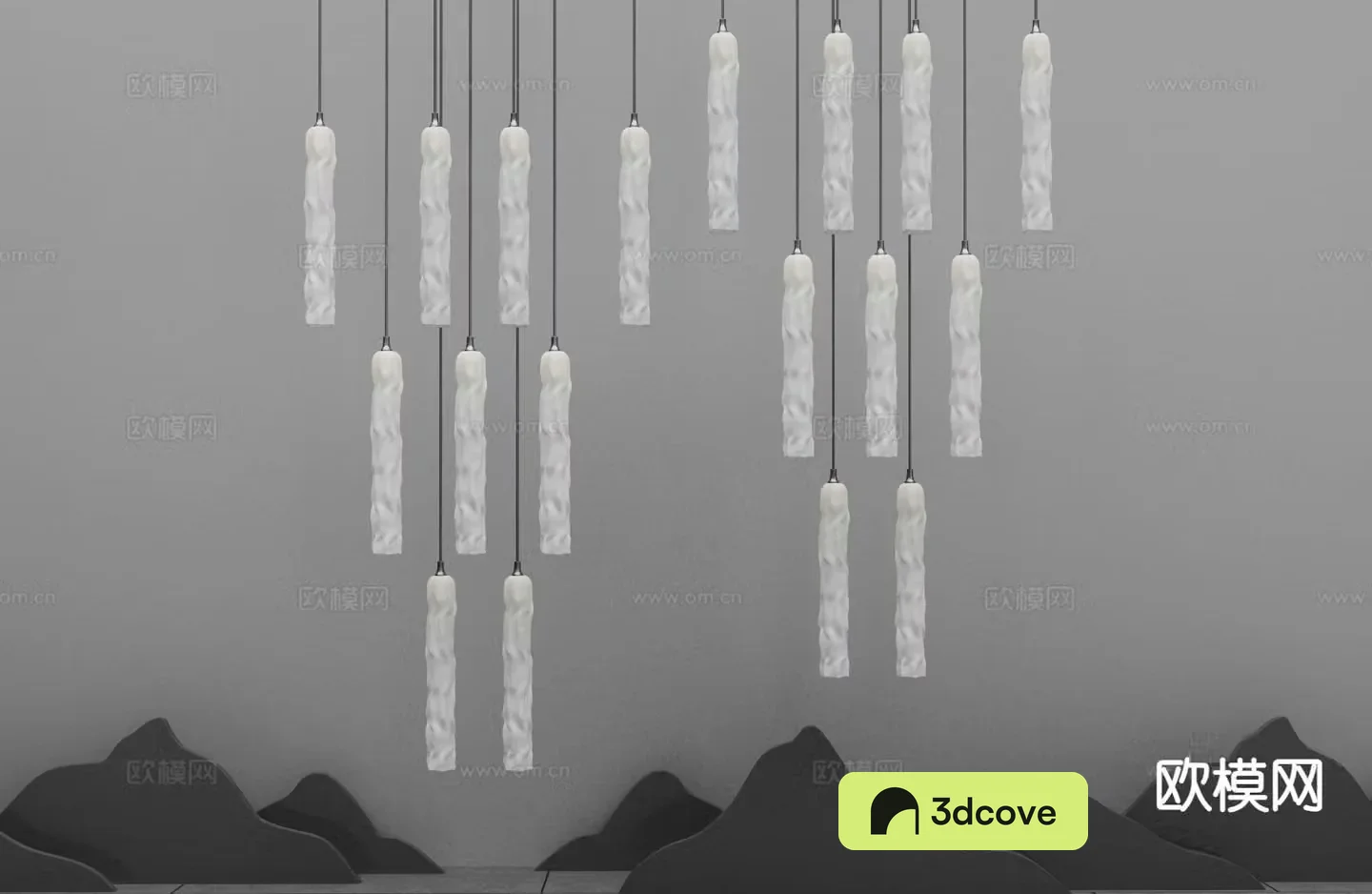 Modern art chandelier