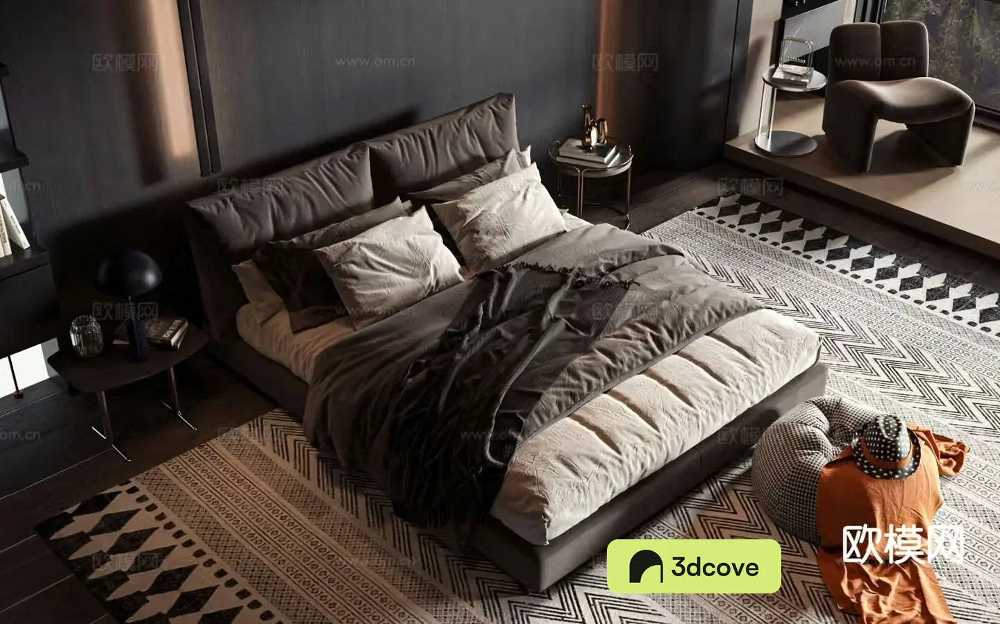 Italian double bed